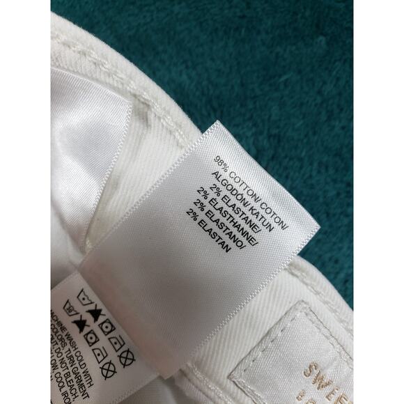 Lucky Brand Jeans Size 8 Womens Blue Stretch Pants Dark Mid Rise Sweet Bootcut - Picture 6 of 15